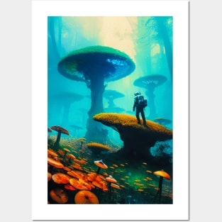 Abstract Another World Explorer Posters and Art